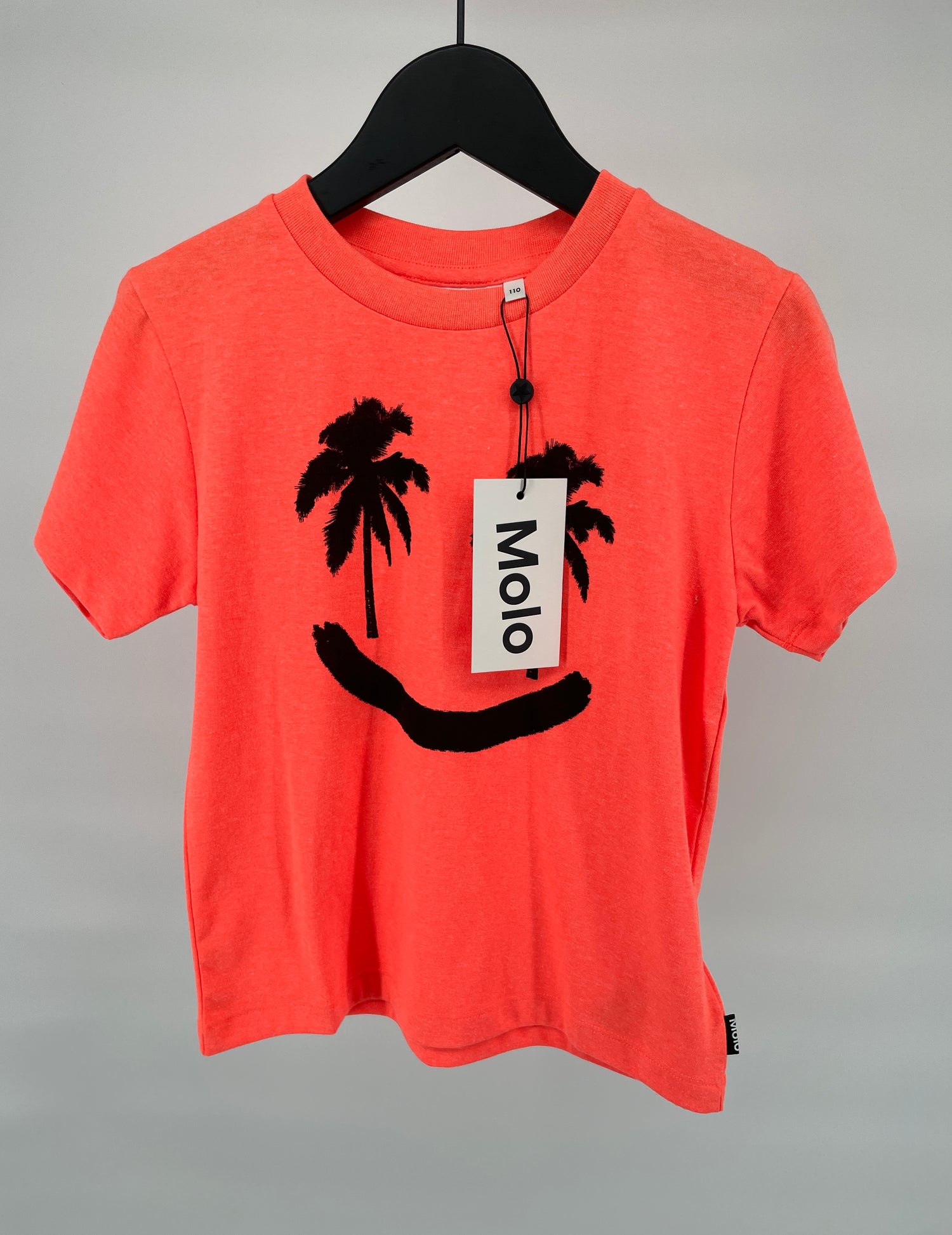 T-shirt Neon Roze Smile Palmbomen