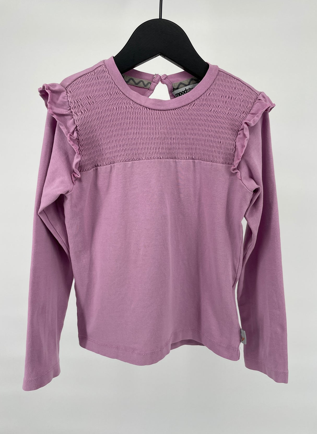 Longsleeve Paars Roesjes Maat 110 / 116