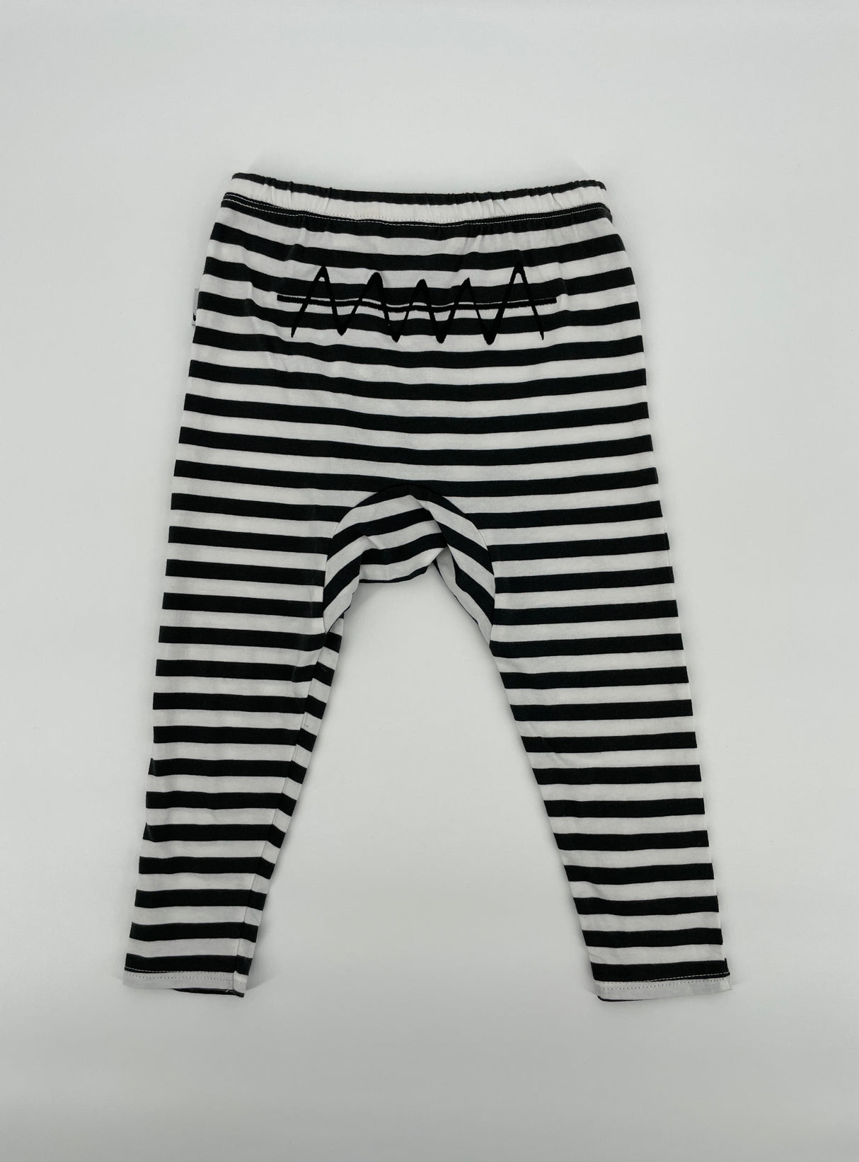 Broekje Wit Zwarte Strepen Maat 92