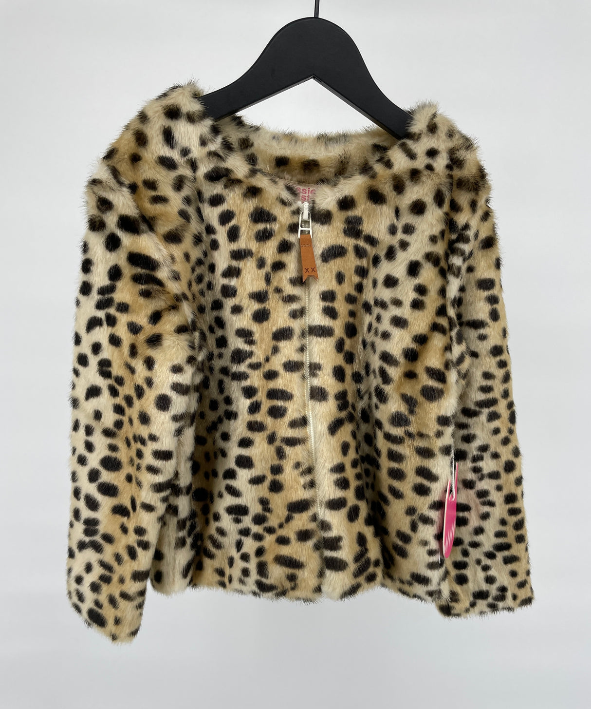 Jas Beige Cheetah Maat 98