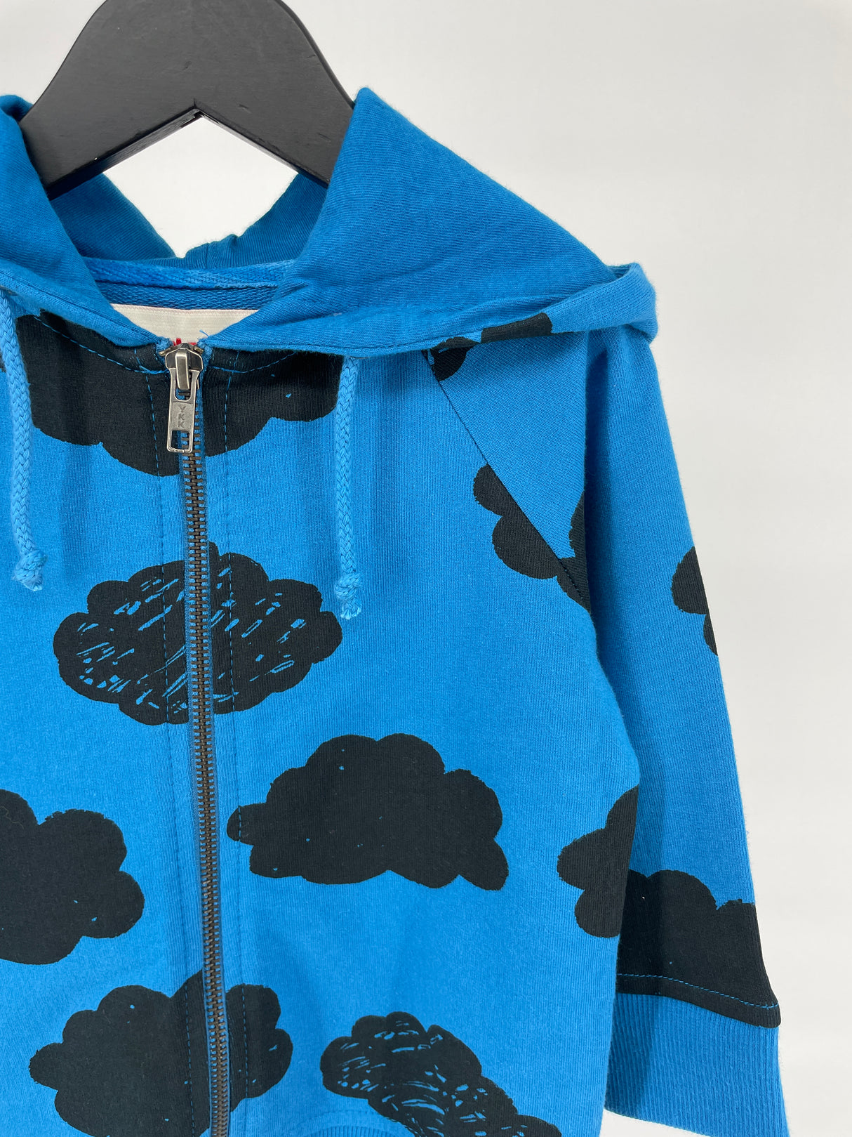 Vest Capuchon Blauw Wolken Maat 86 / 92