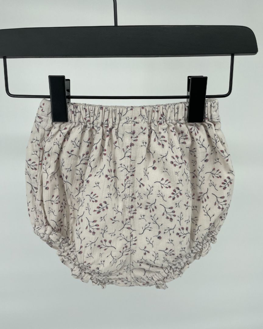 Bloomer Beige Bloemetjes Maat 80