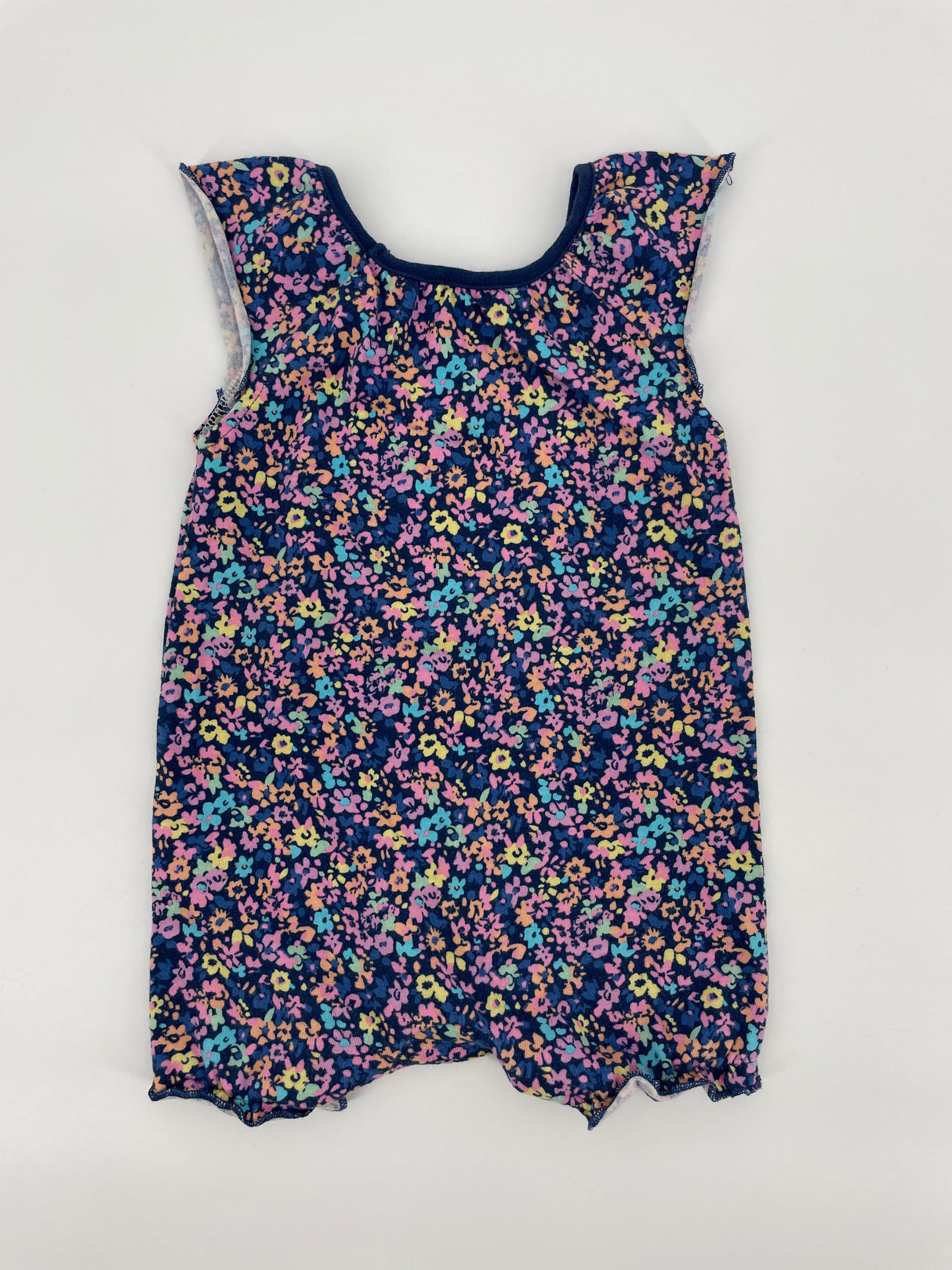 Babypak Paars Multi Color Bloemetjes Maat 62 / 68