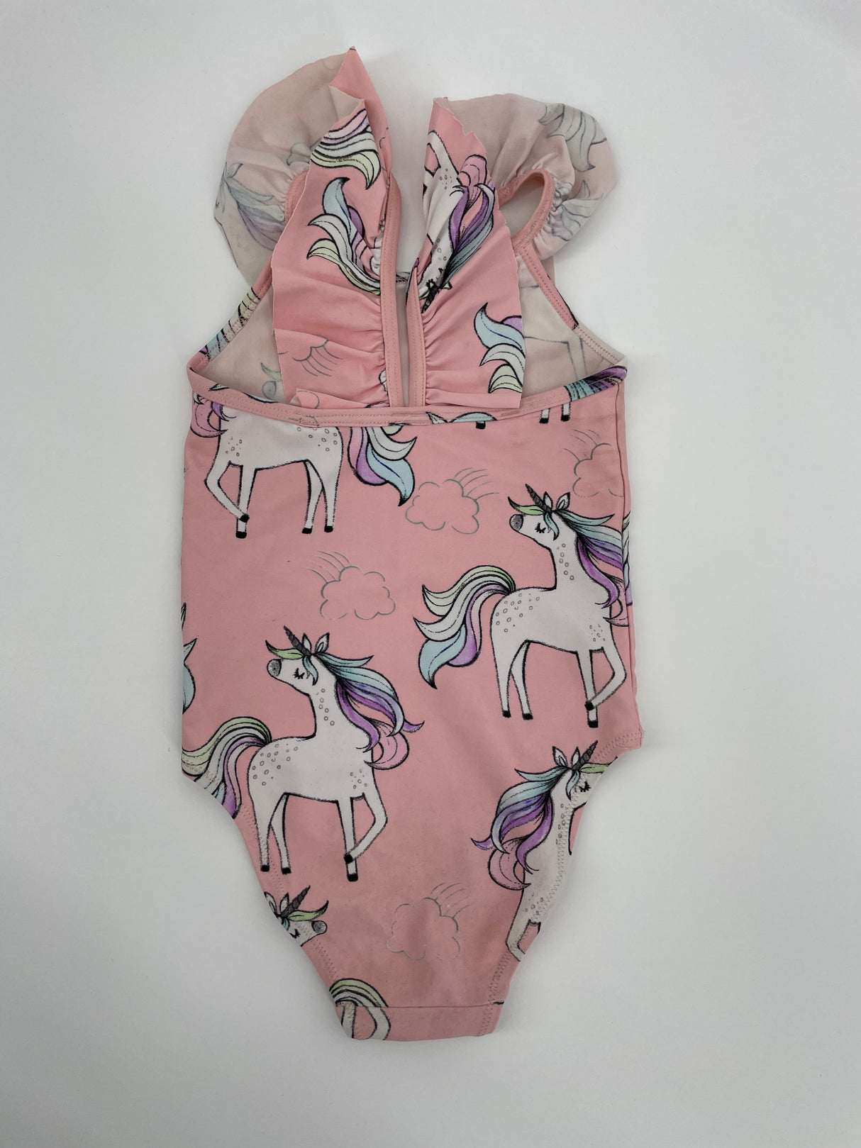 Badpak Roze Unicorns Roesjes Maat 86