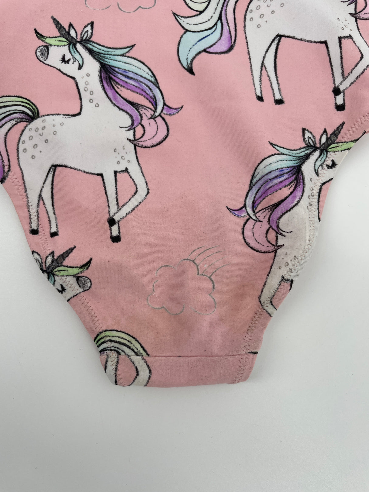 Badpak Roze Unicorns Roesjes Maat 86