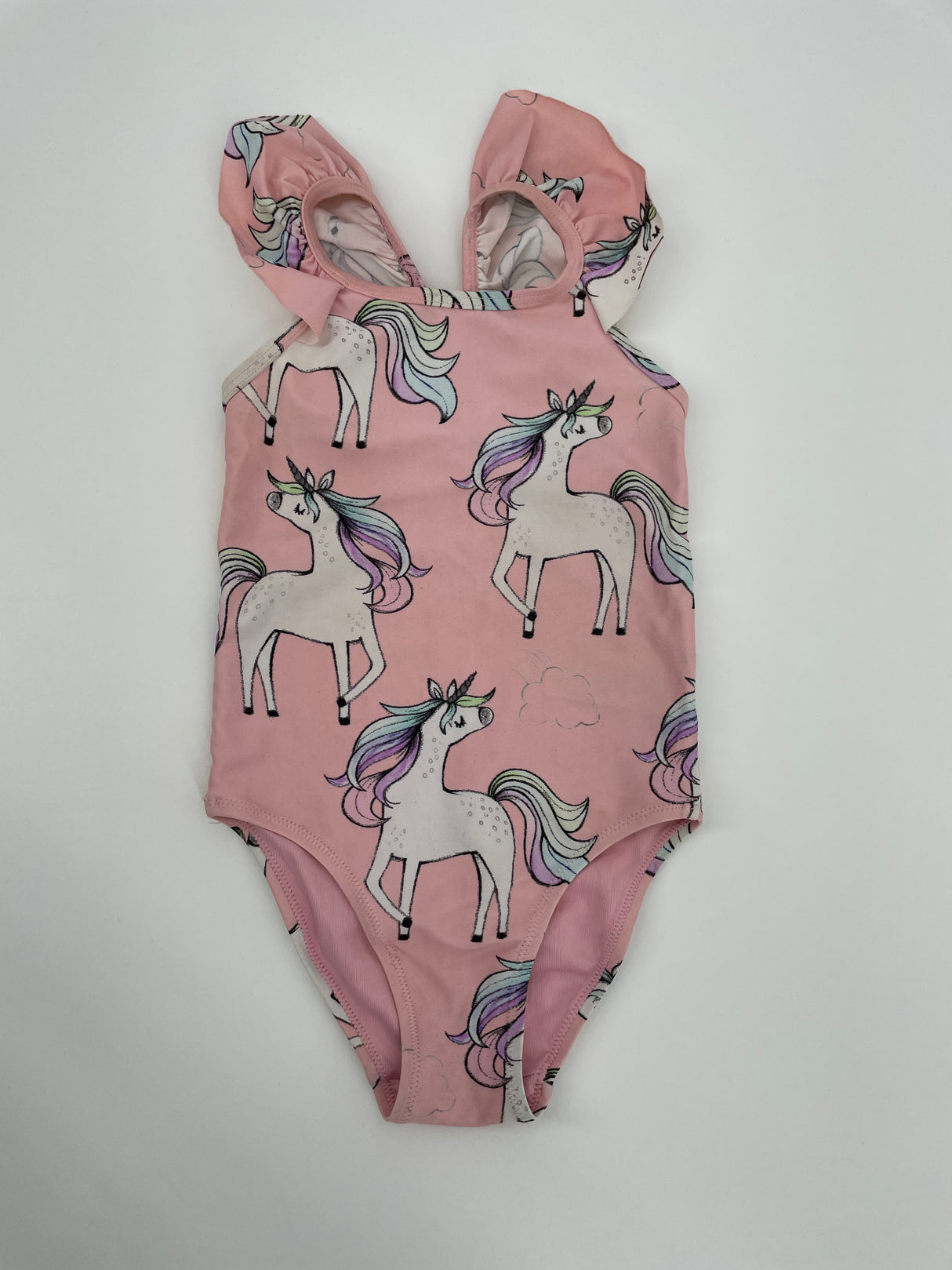 Badpak Roze Unicorns Roesjes Maat 86