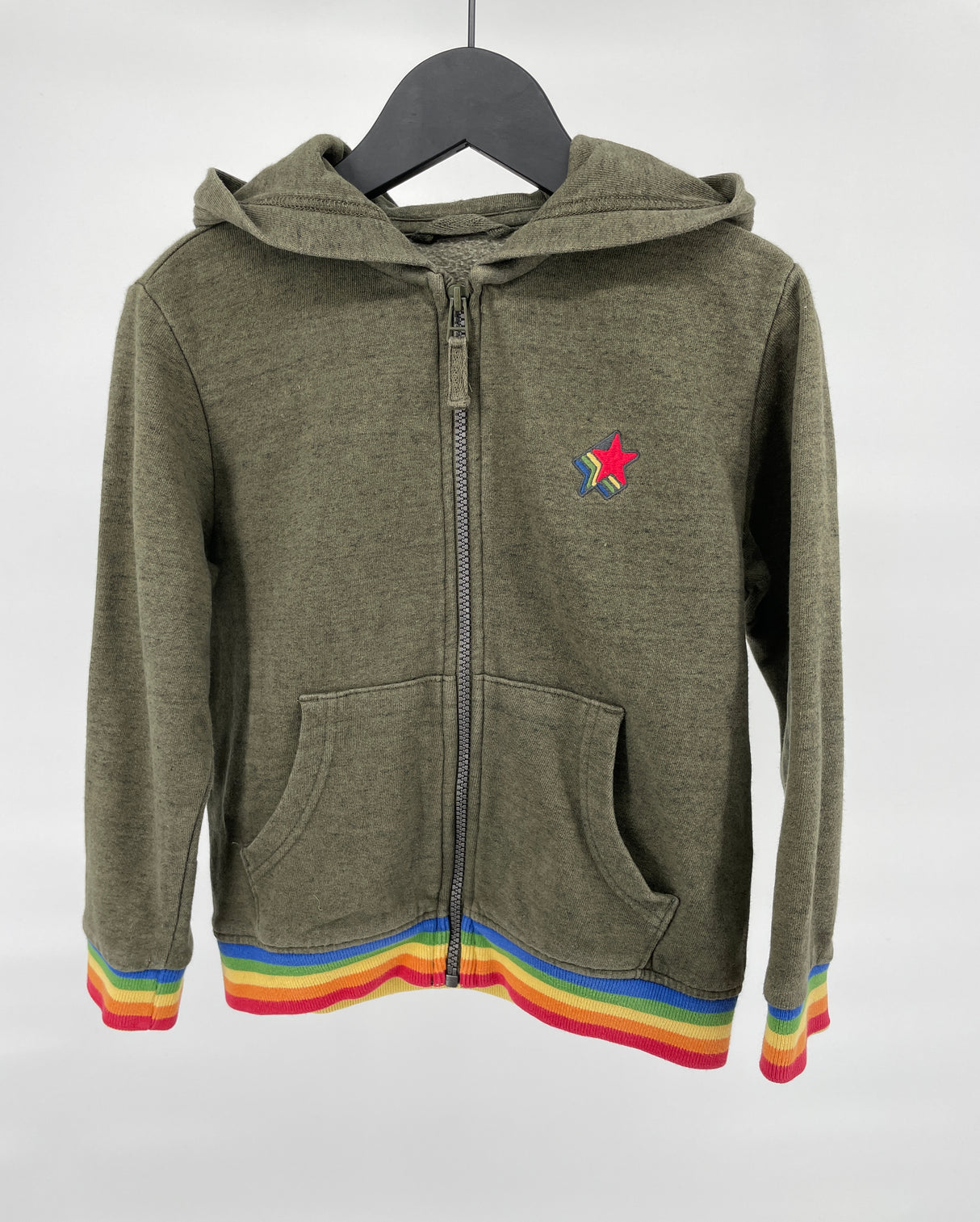 Joggingpak Groen met Regenboog Details Maat 116