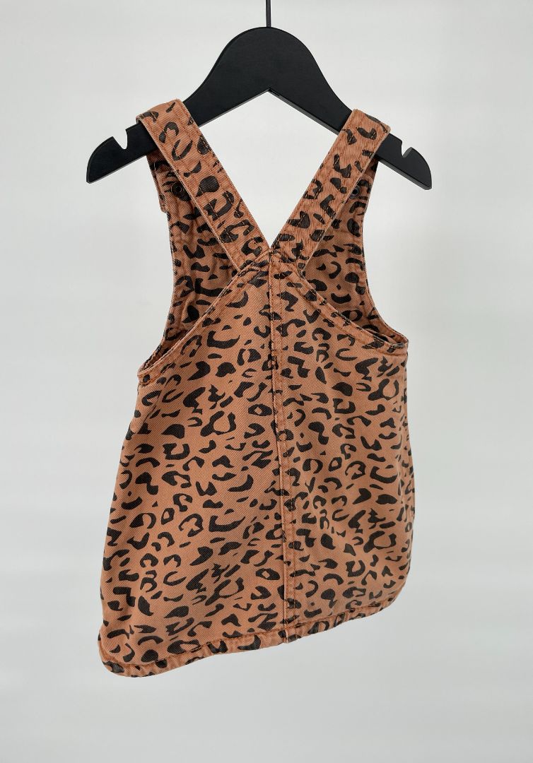 Jurk Overgooier Bruin Luipaard Maat 74 / 80