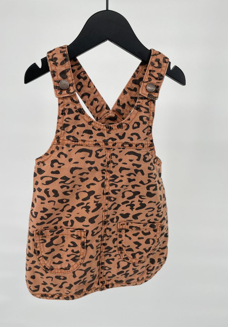 Jurk Overgooier Bruin Luipaard Maat 74 / 80