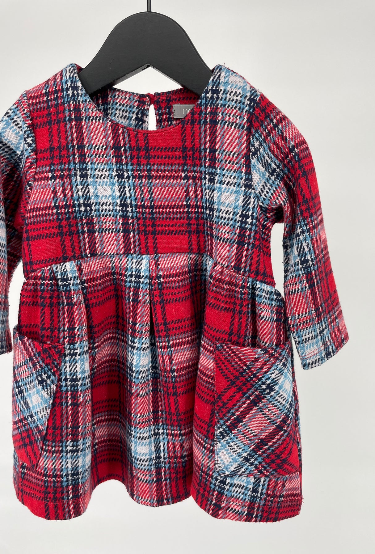 Jurkje Rood Geruit Maat 68 / 74