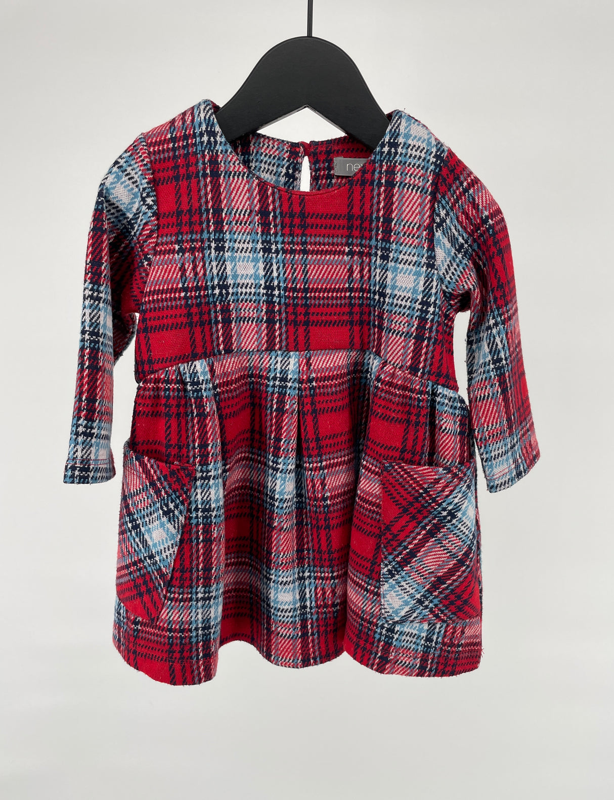 Jurkje Rood Geruit Maat 68 / 74