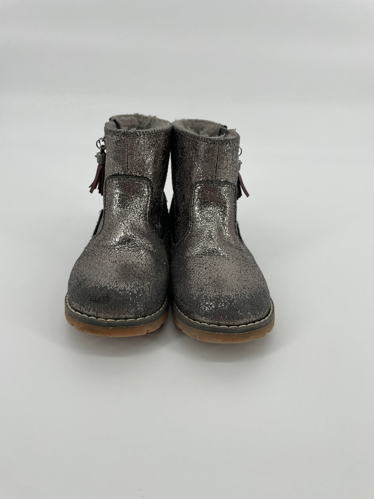 Laarsjes Zilver Maat 29