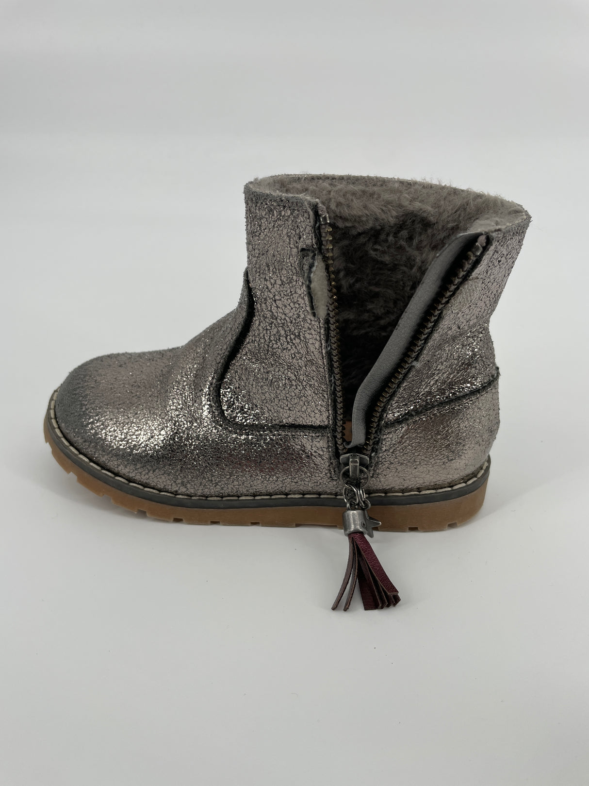 Laarsjes Zilver Maat 29