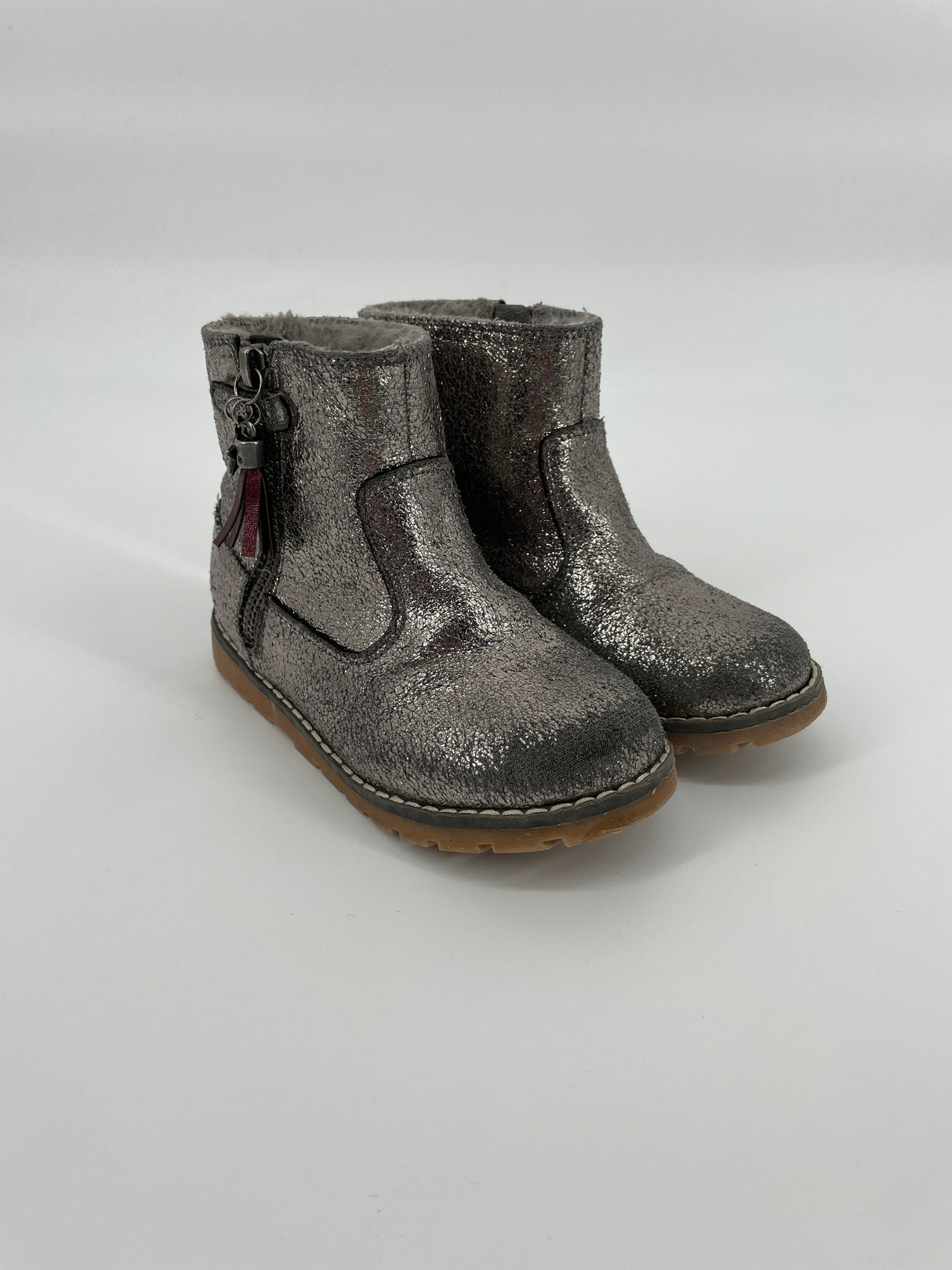 Laarsjes Zilver Maat 29