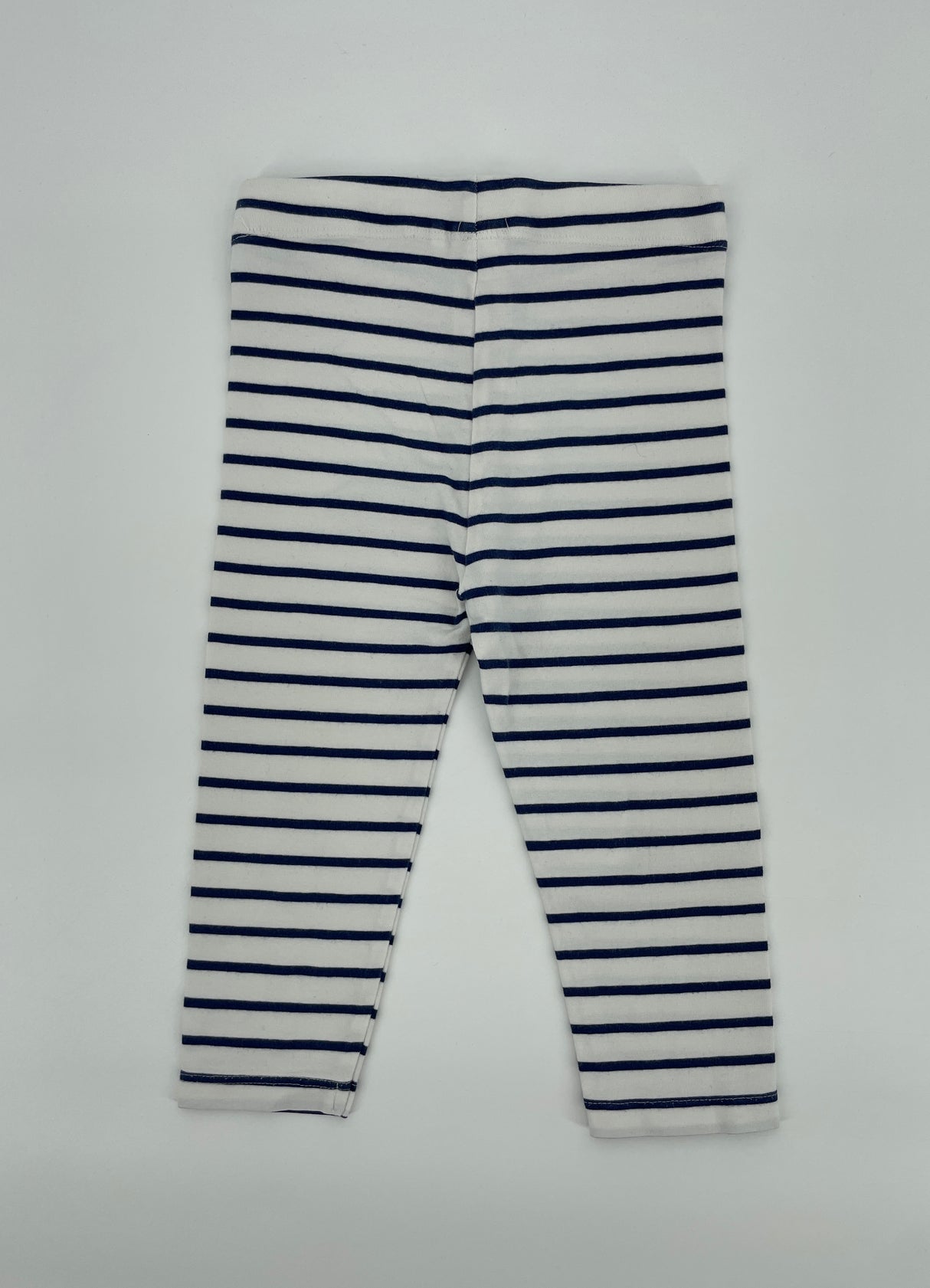 Legging Wit Donkerblauw Gestreept Maat 80 / 86