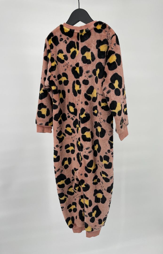 Onesie Roze met Dierenprint Maat 104