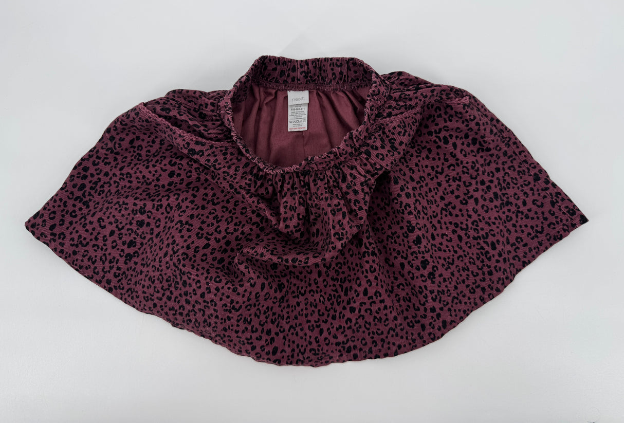 Rokje Paars Luipaard Print Maat 110