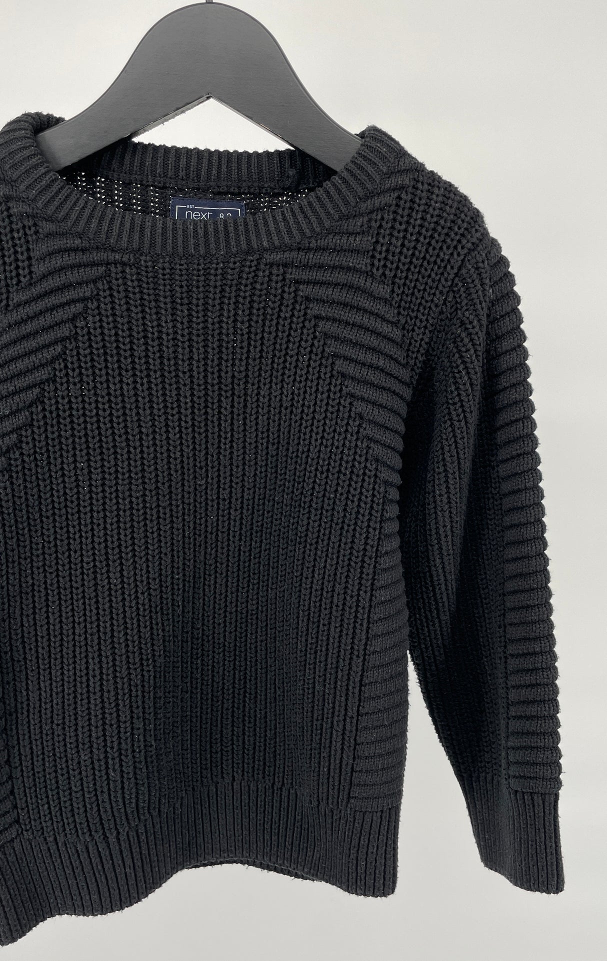 Trui Zwart Textuur Maat 98