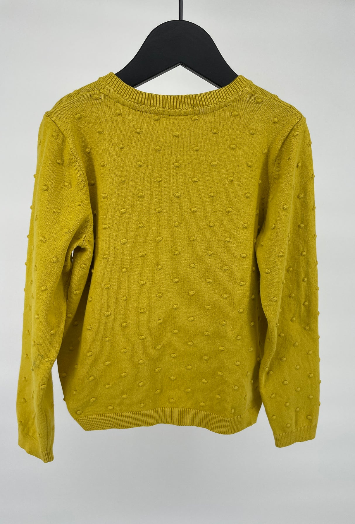 Vestje Oker Geel met Stipjes Maat 98 / 104