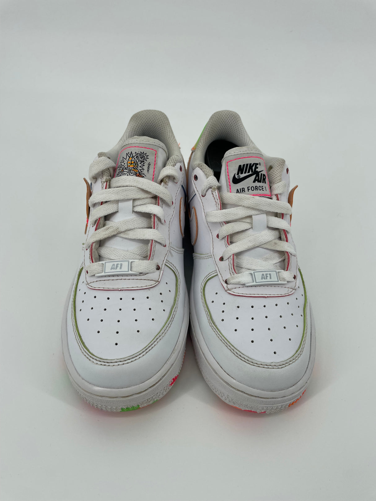 Air Force 1 LV8 Wit Smiley Multicolor Zool