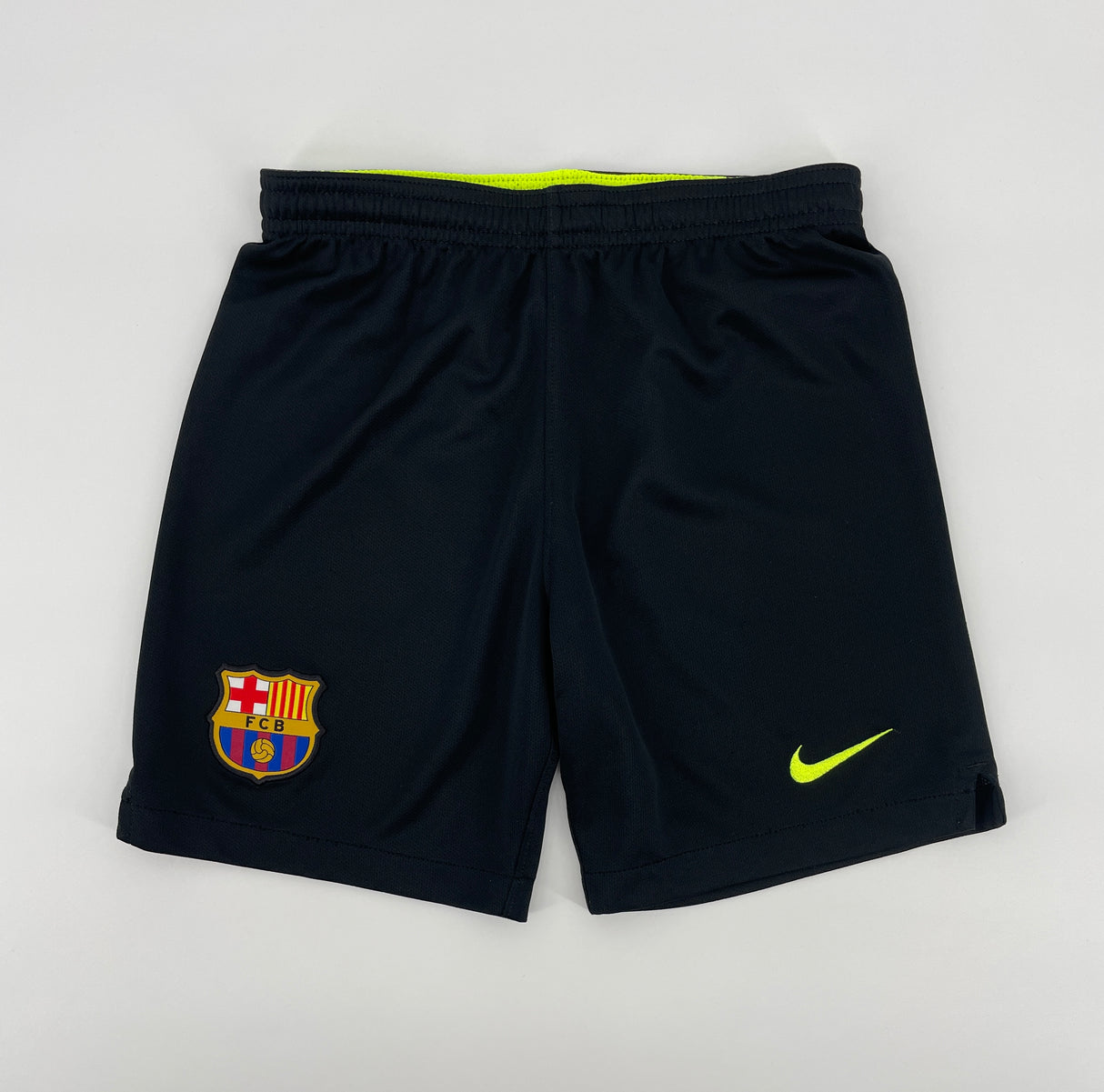 FC Barcelona Strike Short Zwart geel Kids Maat 128 / 134