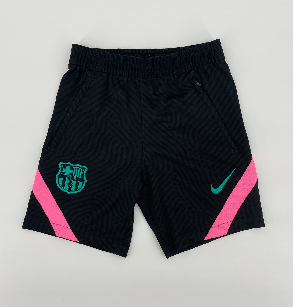 FC Barcelona Strike Short Zwart Roze Kids