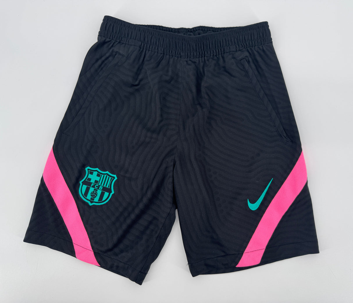 FC Barcelona Strike Short Zwart Roze Kids