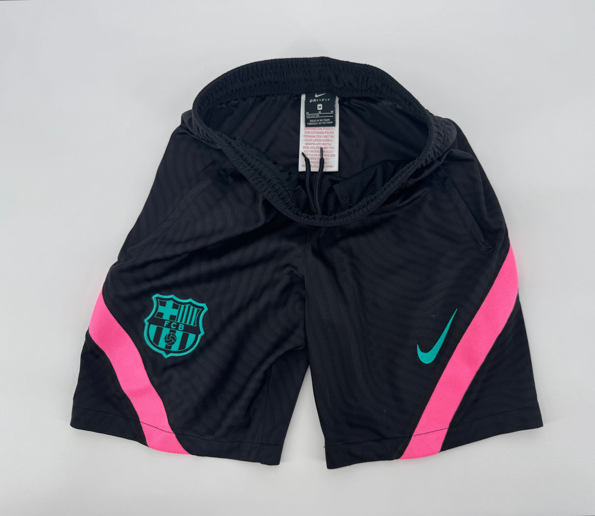 FC Barcelona Strike Short Zwart Roze Kids