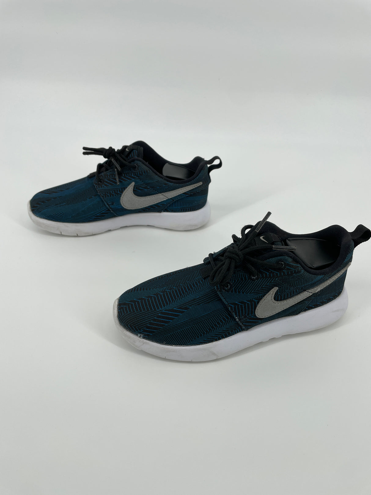 Roshe One Run Print Blauw Zwart Maat 33