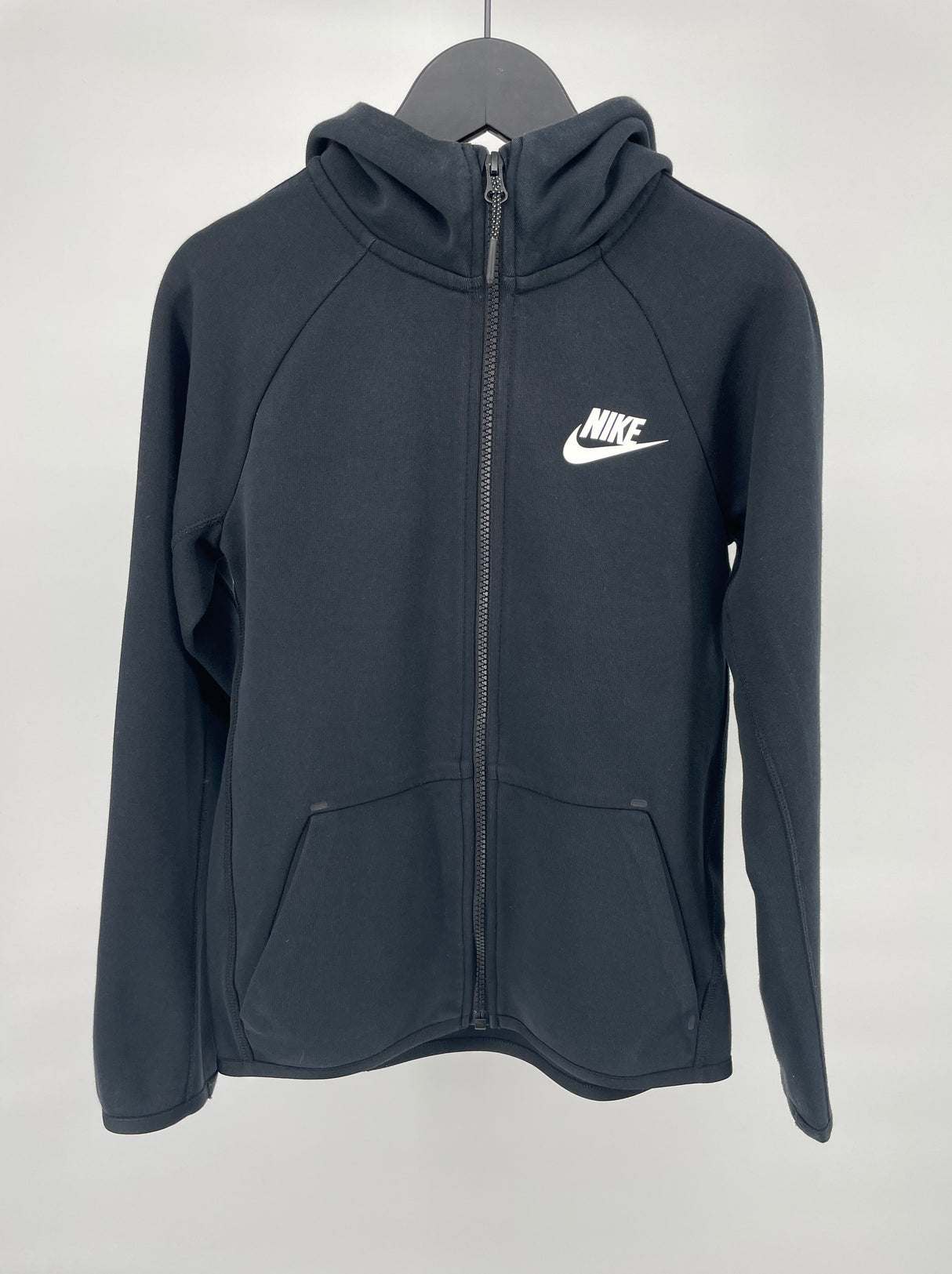 Tech Fleece Vest Capuchon Zwart Maat 128 / 134