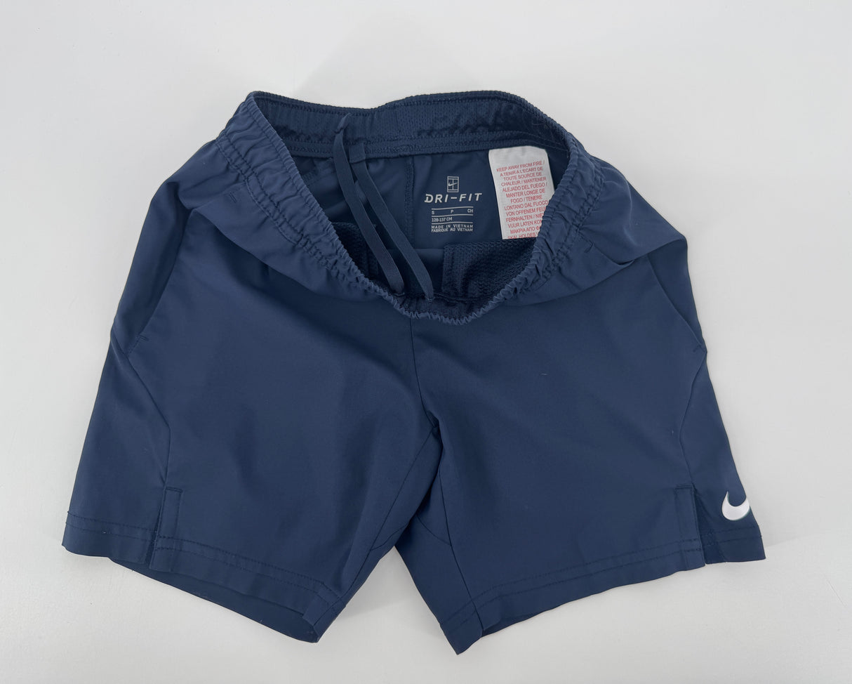 Tennis Short Court Donkerblauw Maat 128 / 134
