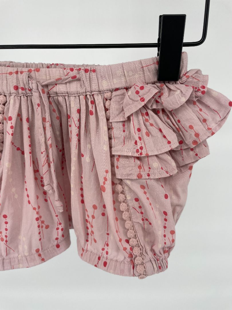 Korte Broek Roze Roesjes Maat 68