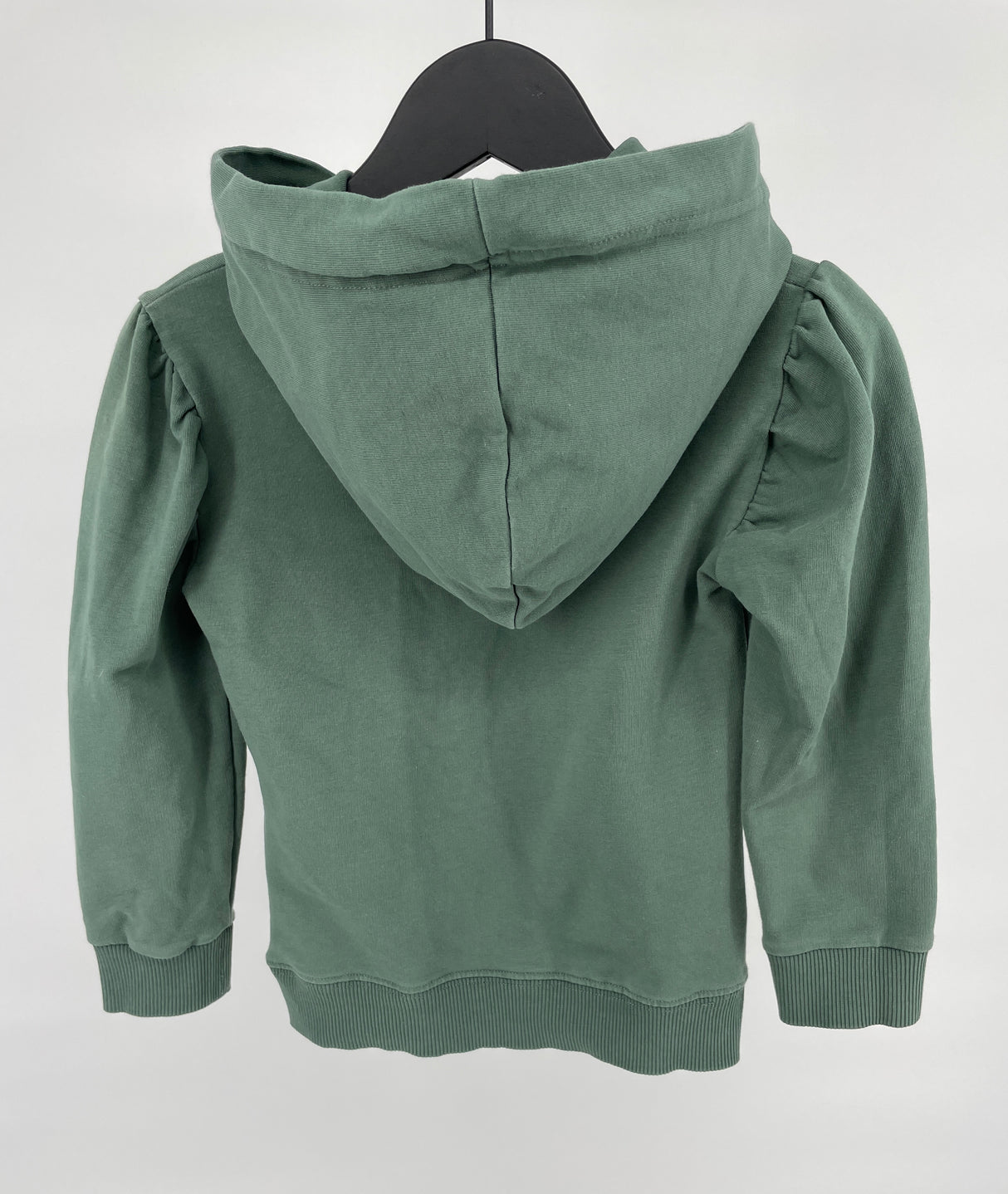 Hoodie Groen Smiley Maat 116 / 122