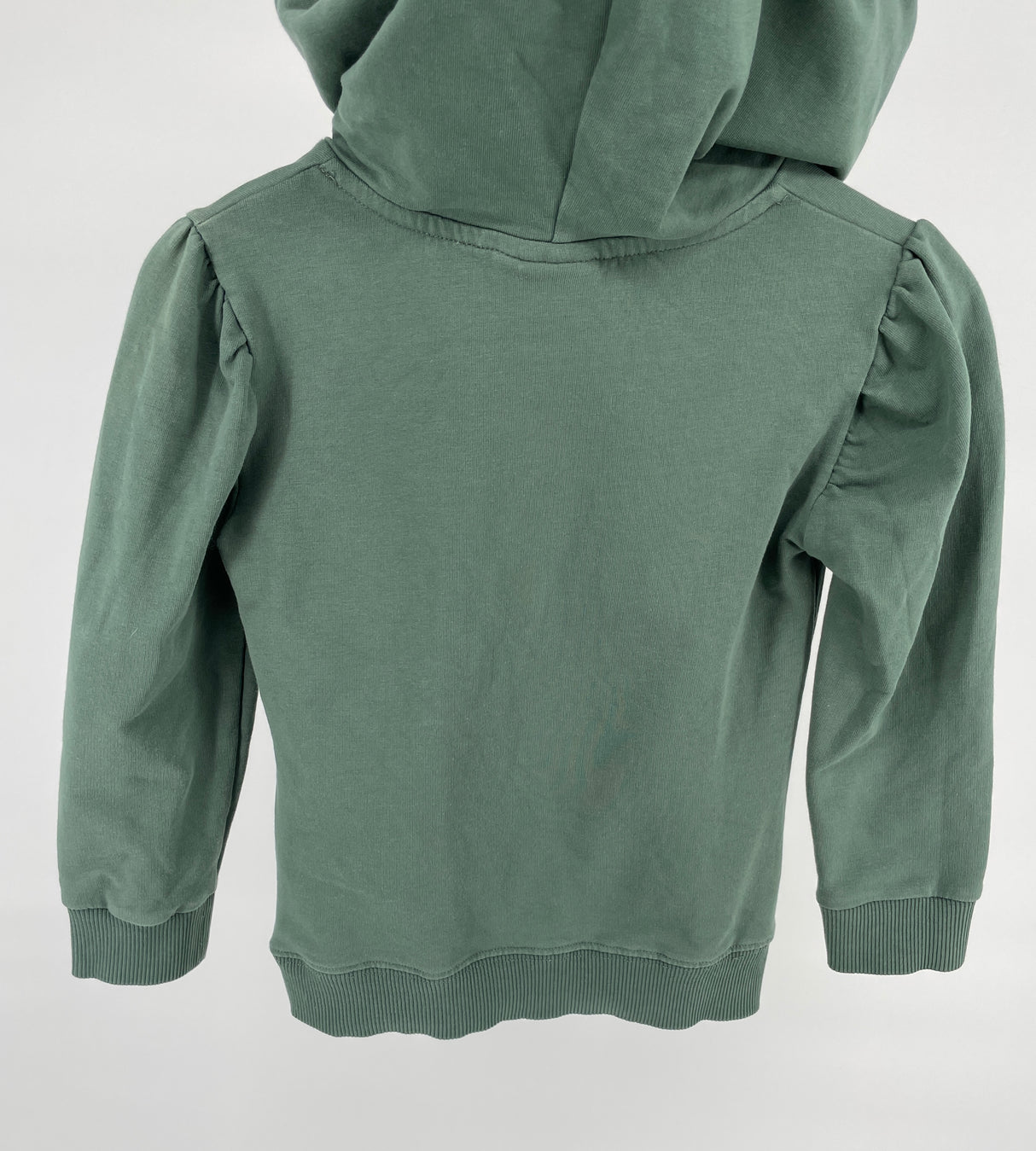 Hoodie Groen Smiley Maat 116 / 122