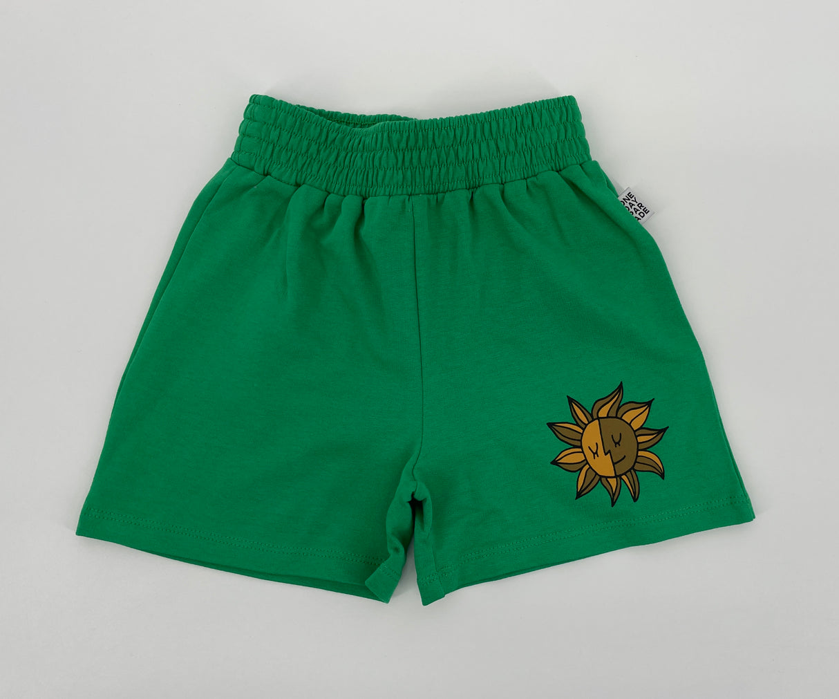Korte Broek Groen Zon Maat 98 / 104