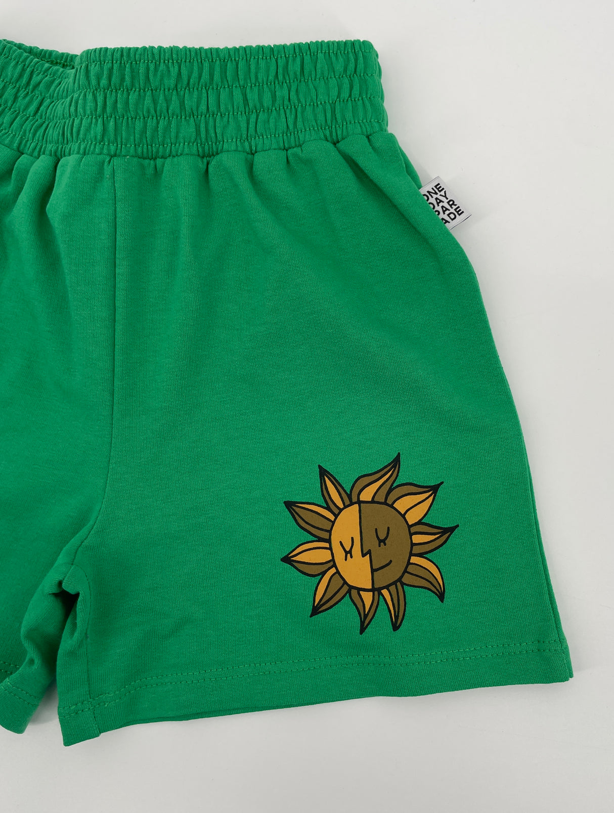 Korte Broek Groen Zon Maat 98 / 104