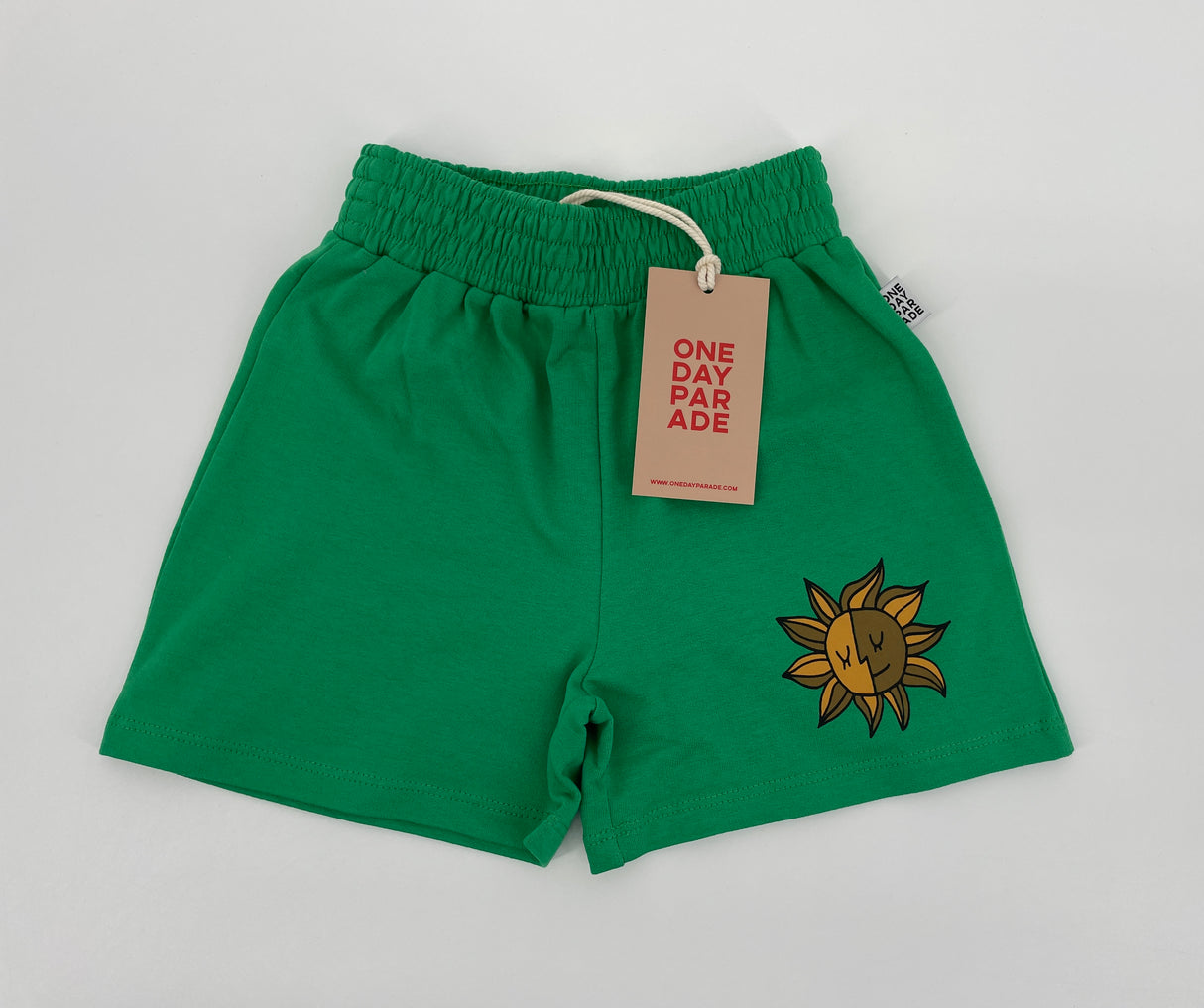 Korte Broek Groen Zon Maat 98 / 104