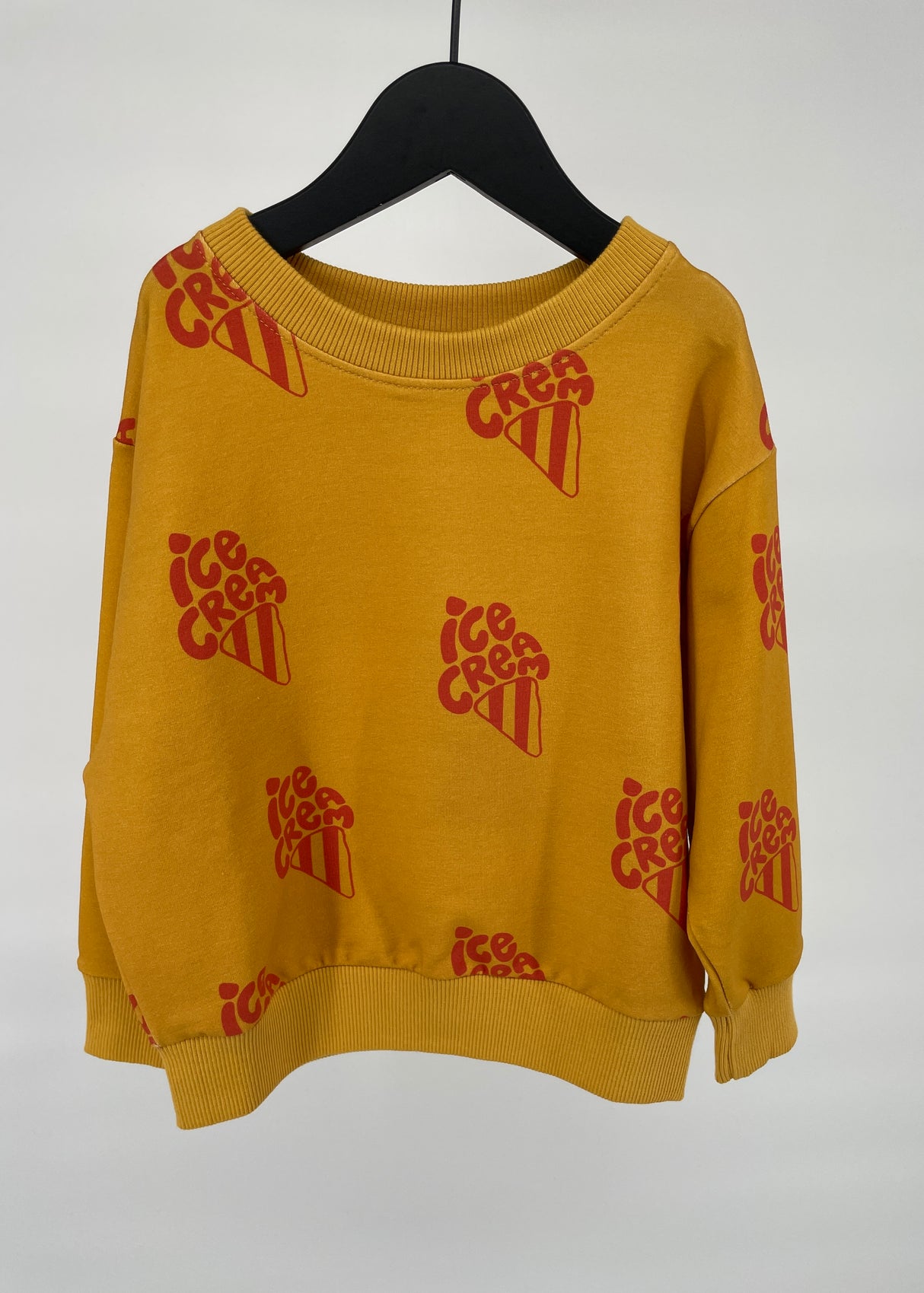 Trui Geel Icecream Maat 98 / 104