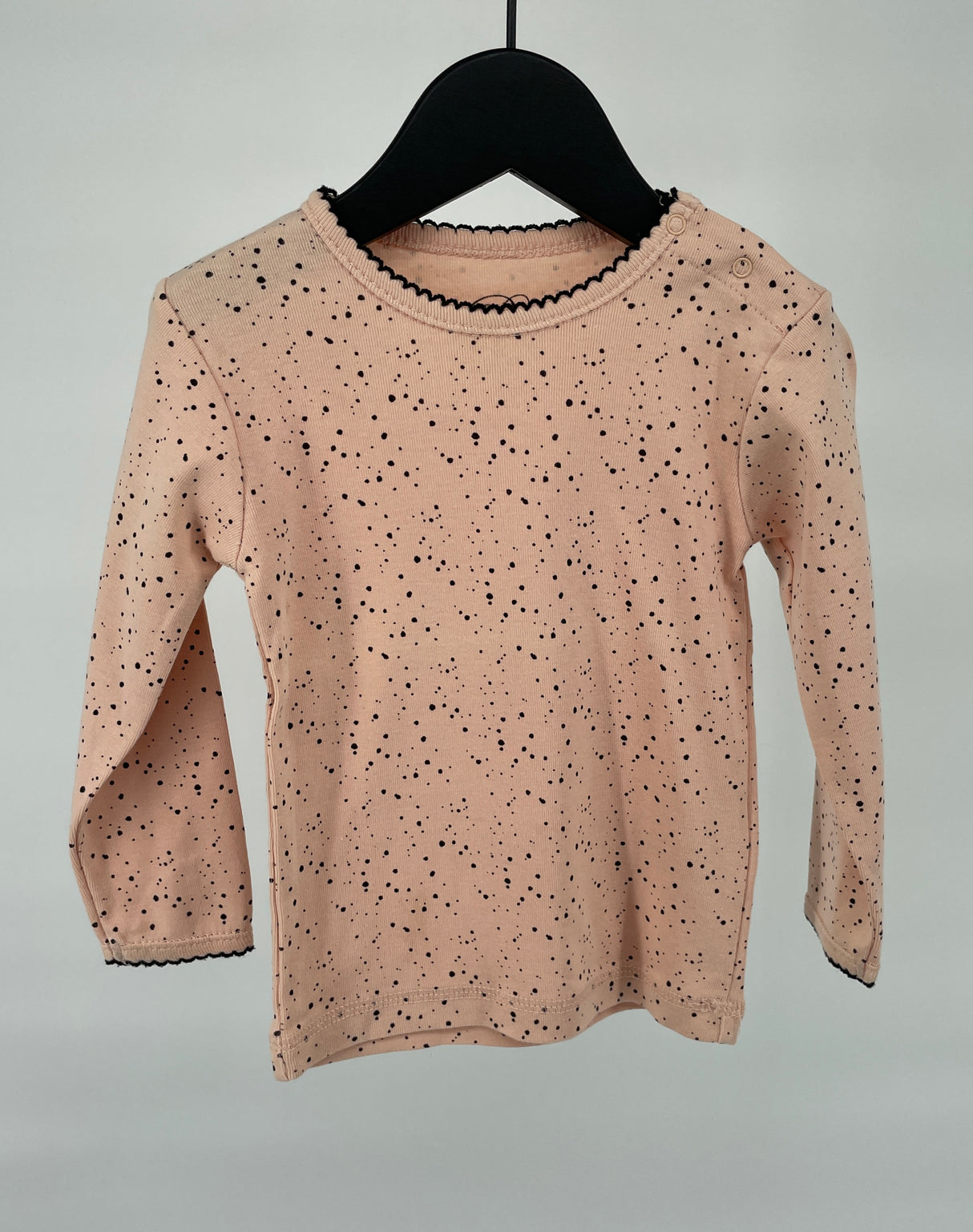Longsleeve Roze Spikkels Maat 80