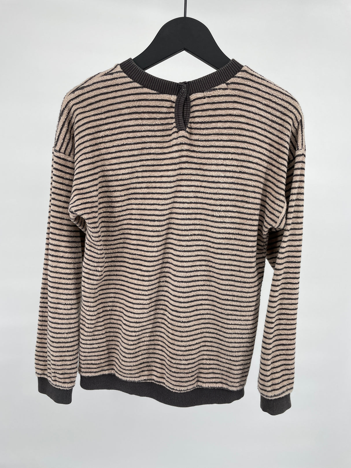 Trui Lichtbruin Gestreept Maat 122 / 128