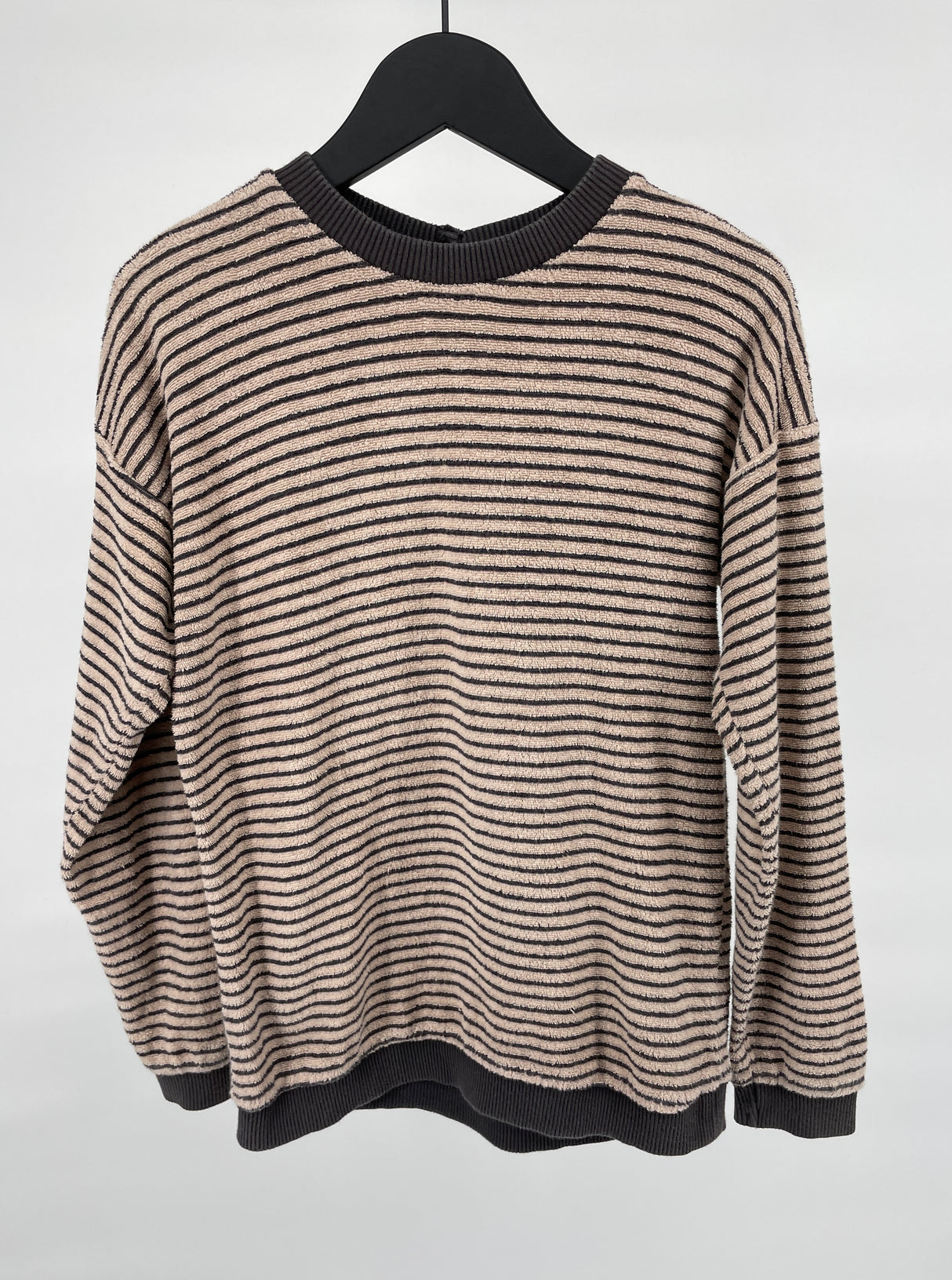 Trui Lichtbruin Gestreept Maat 122 / 128