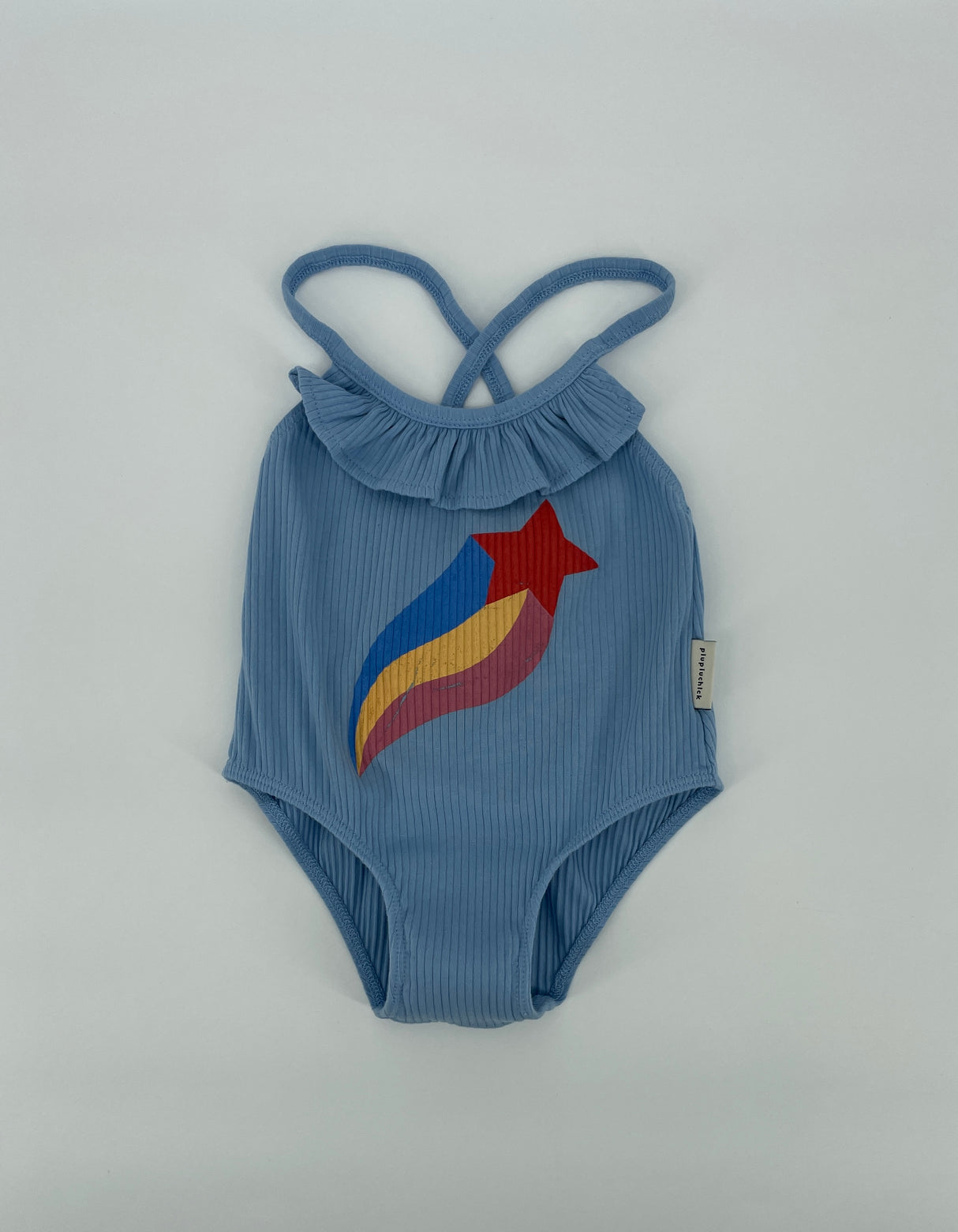 Badpak Lichtblauw Ster Roesjes Maat 98