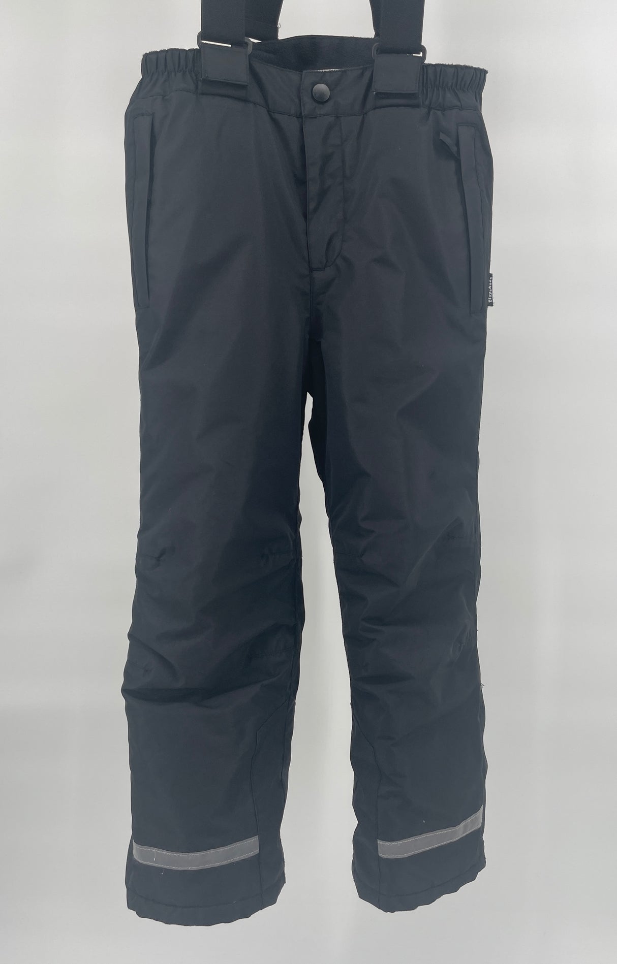 Skibroek Zwart met Bretels Maat 128