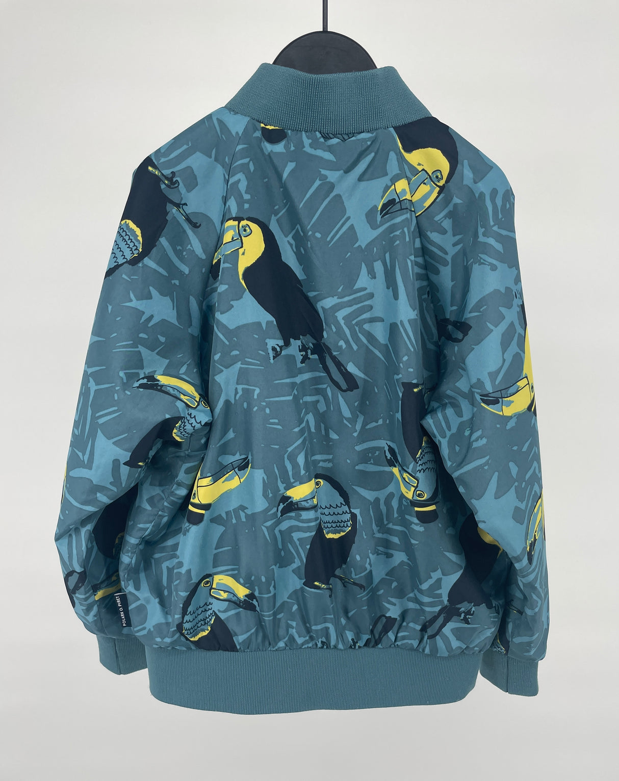 Bomber Jas Groen Toekan Print Maat 110