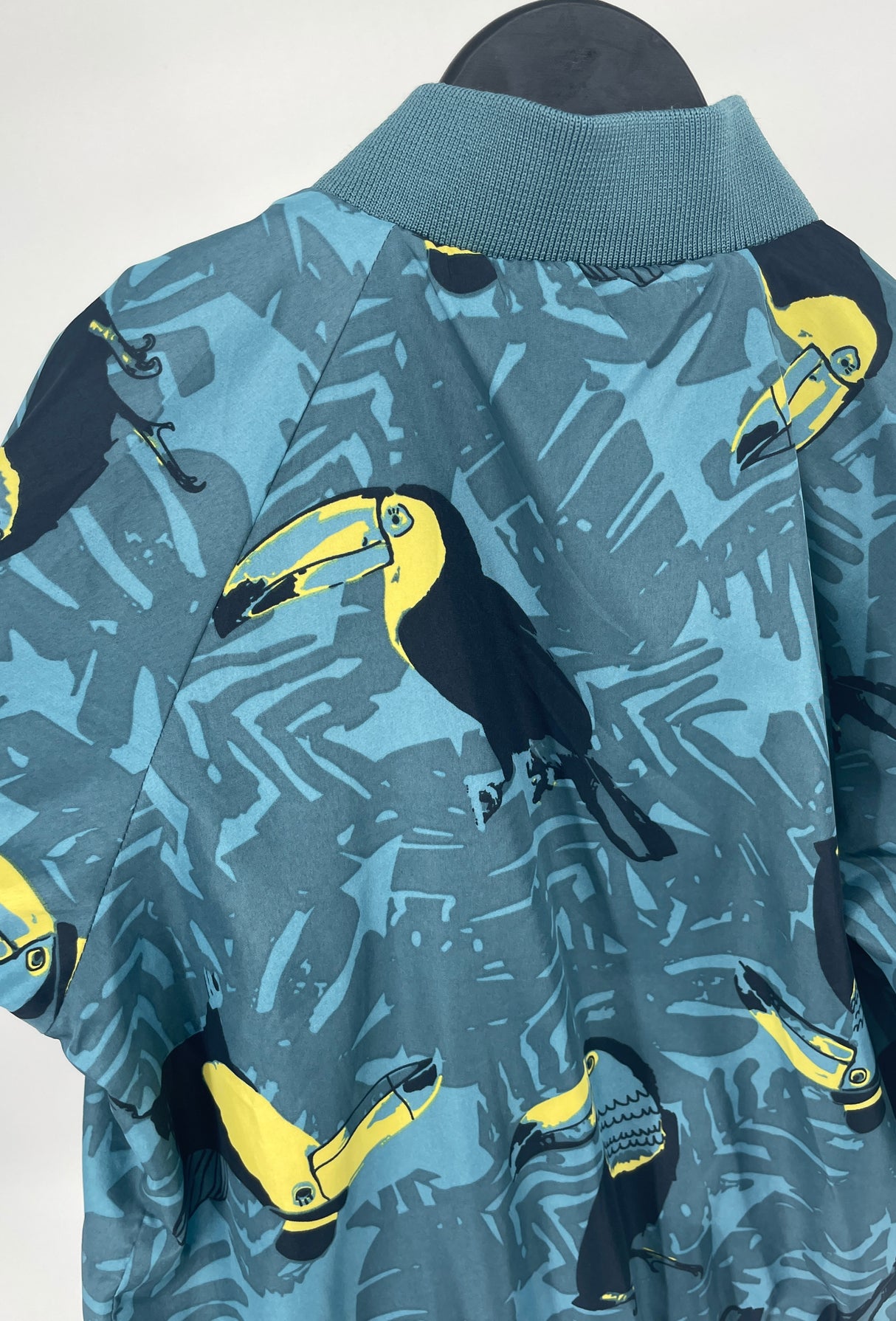 Bomber Jas Groen Toekan Print Maat 110