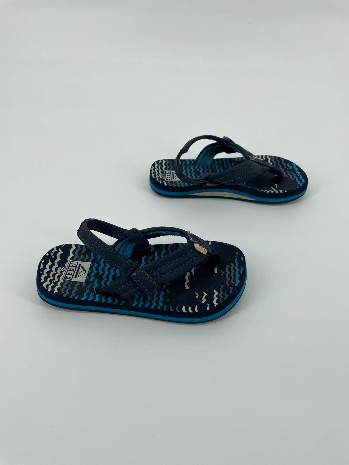 Slippers Blauw Golfjes Maat 23 / 24