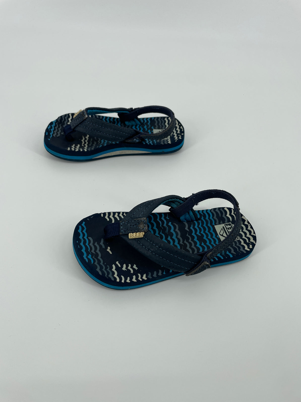 Slippers Blauw Golfjes Maat 23 / 24