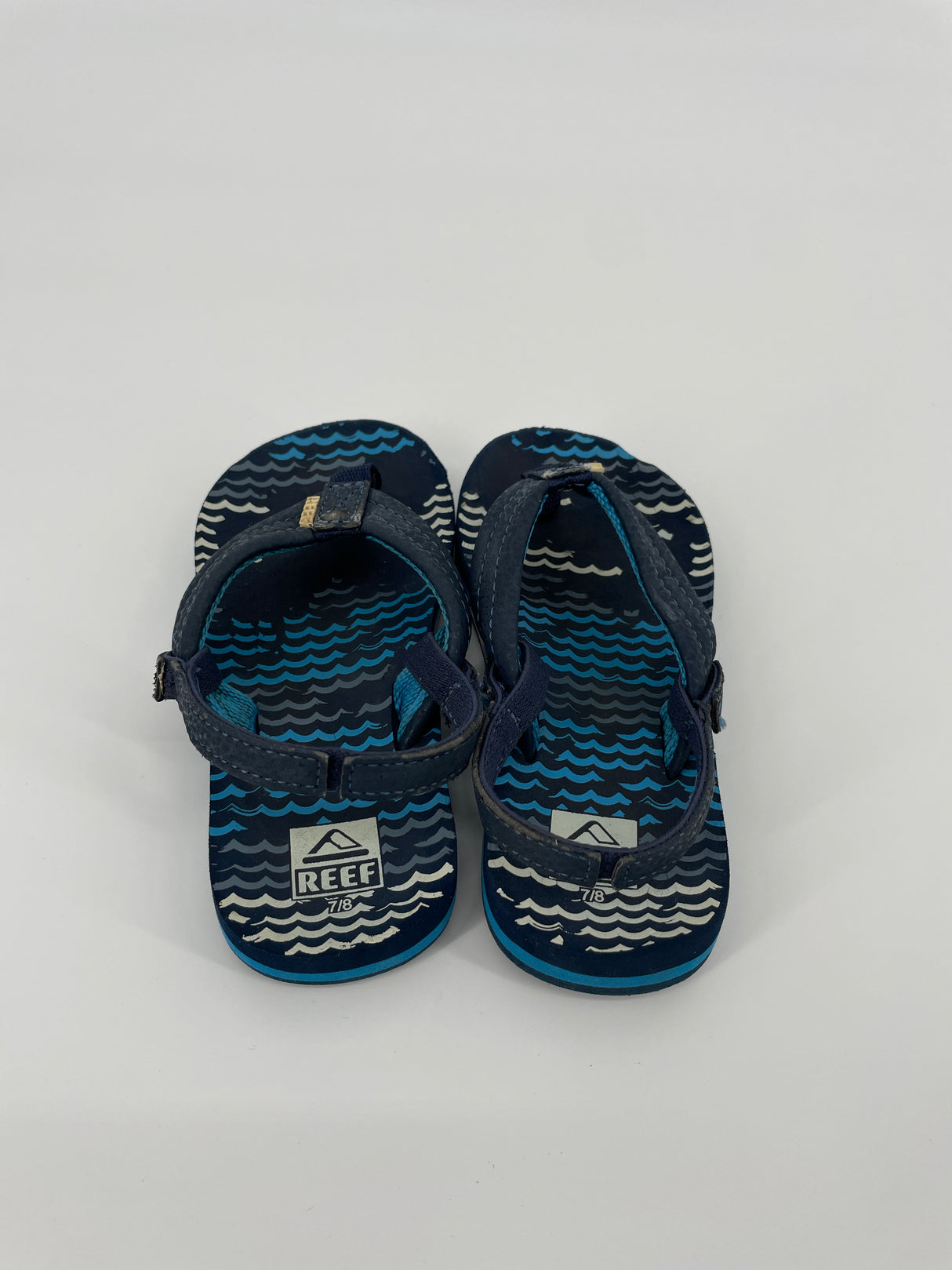 Slippers Blauw Golfjes Maat 23 / 24