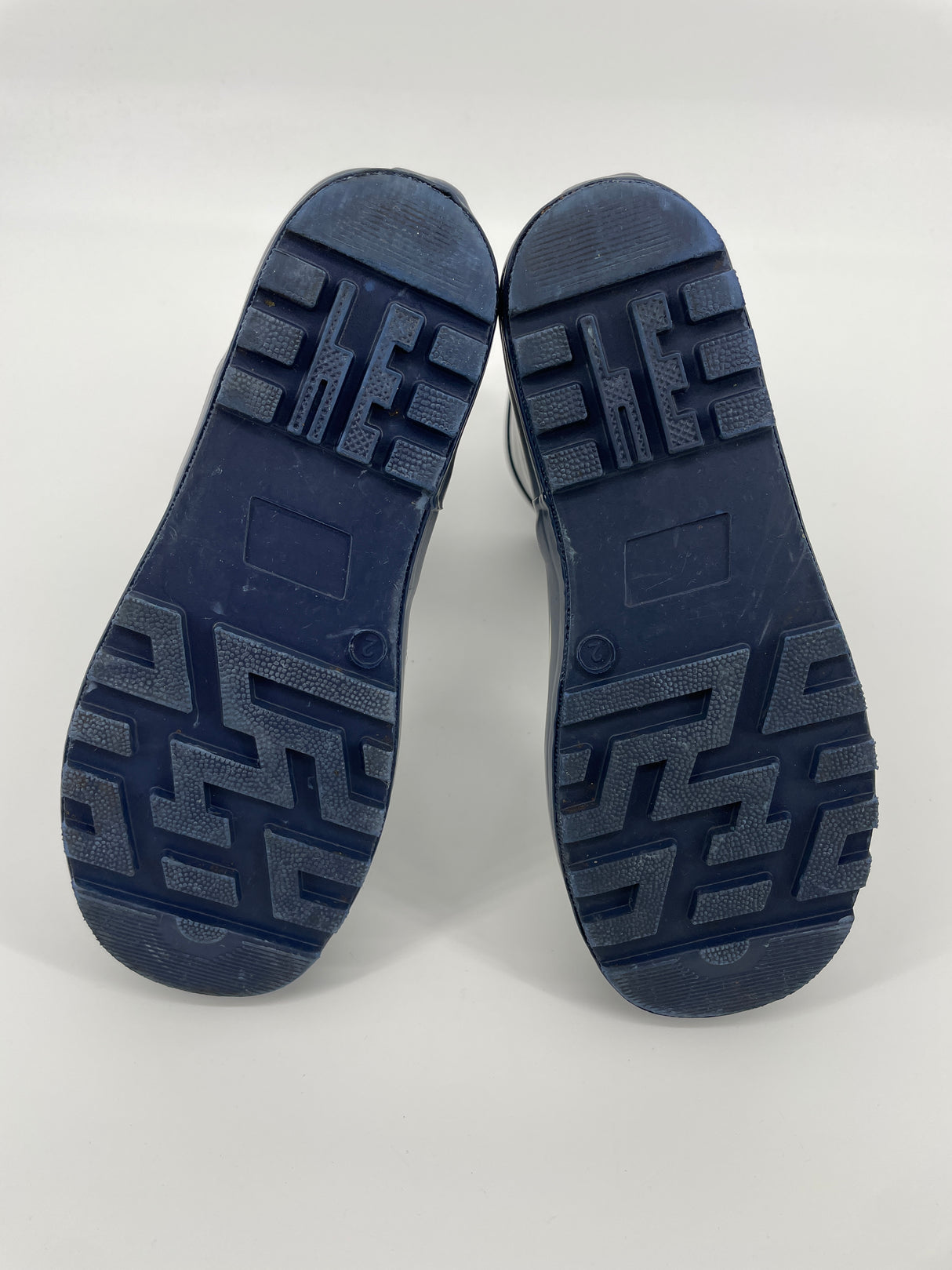 Regenlaarzen Donkerblauw met witte strepen Maat 34