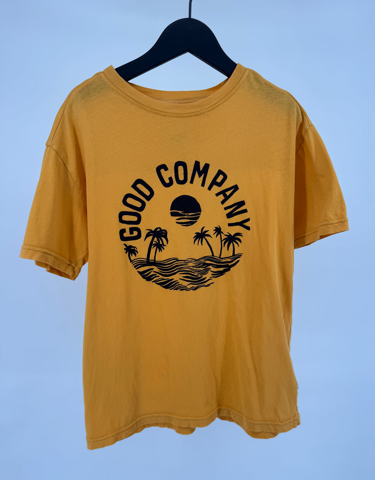 T-shirt Oranje Good Company Maat 140